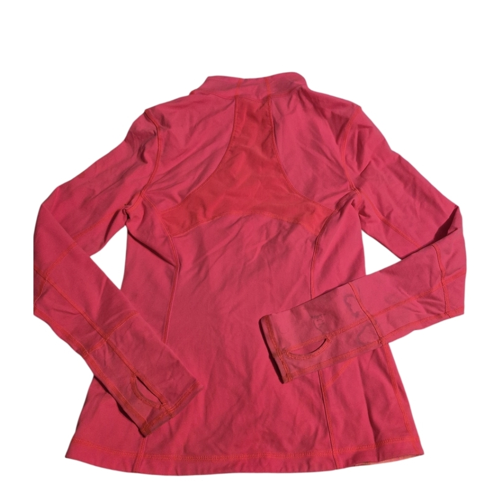 Women's Kirkland Signature Bold Pink Zip Up Jacket - Picture 5 of 5